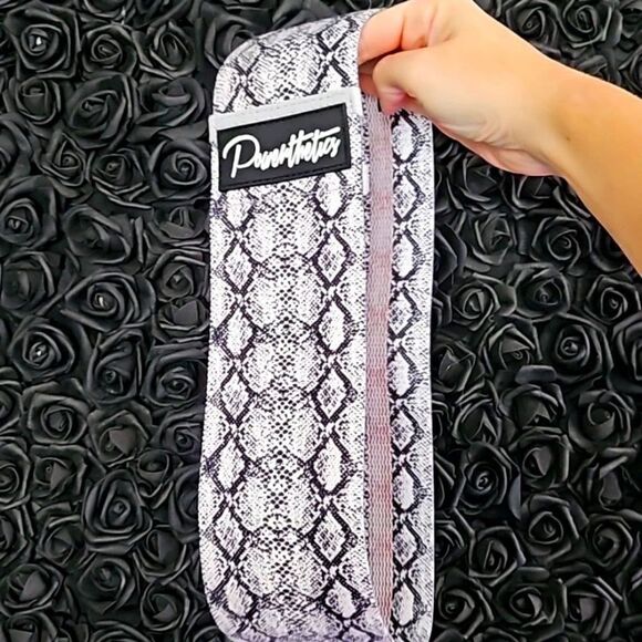 Womens Resistance Band Exercise Snake Skin Glute Band - Picture 4 of 4